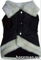 Жилетка с мехом (черная)