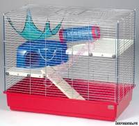 FOP SIRIA ZINC - клетка для хорька (цветной поддон, цинковая решетка)