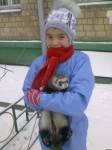 зима...филюня торжествует...одел тулуп..ему не дует