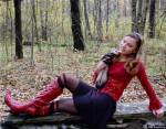 Анастасия и хорек Йозеф Рабздевски