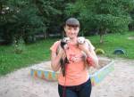 Лена и хорьки: Люся и Дина