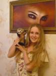 Елена и хорек Тася